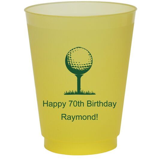 Golf Tee Colored Shatterproof Cups